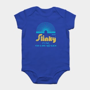 Slinky - Fun for a Girl and a Boy. Baby Bodysuit